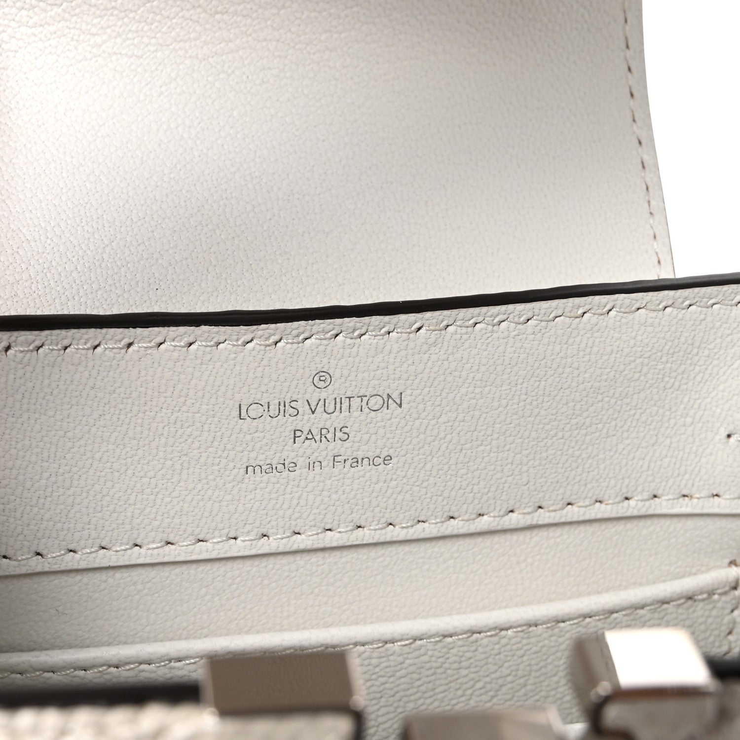 Louis Vuitton Lizard Baroque Embossed Capucines Mini Ivory Sparkle