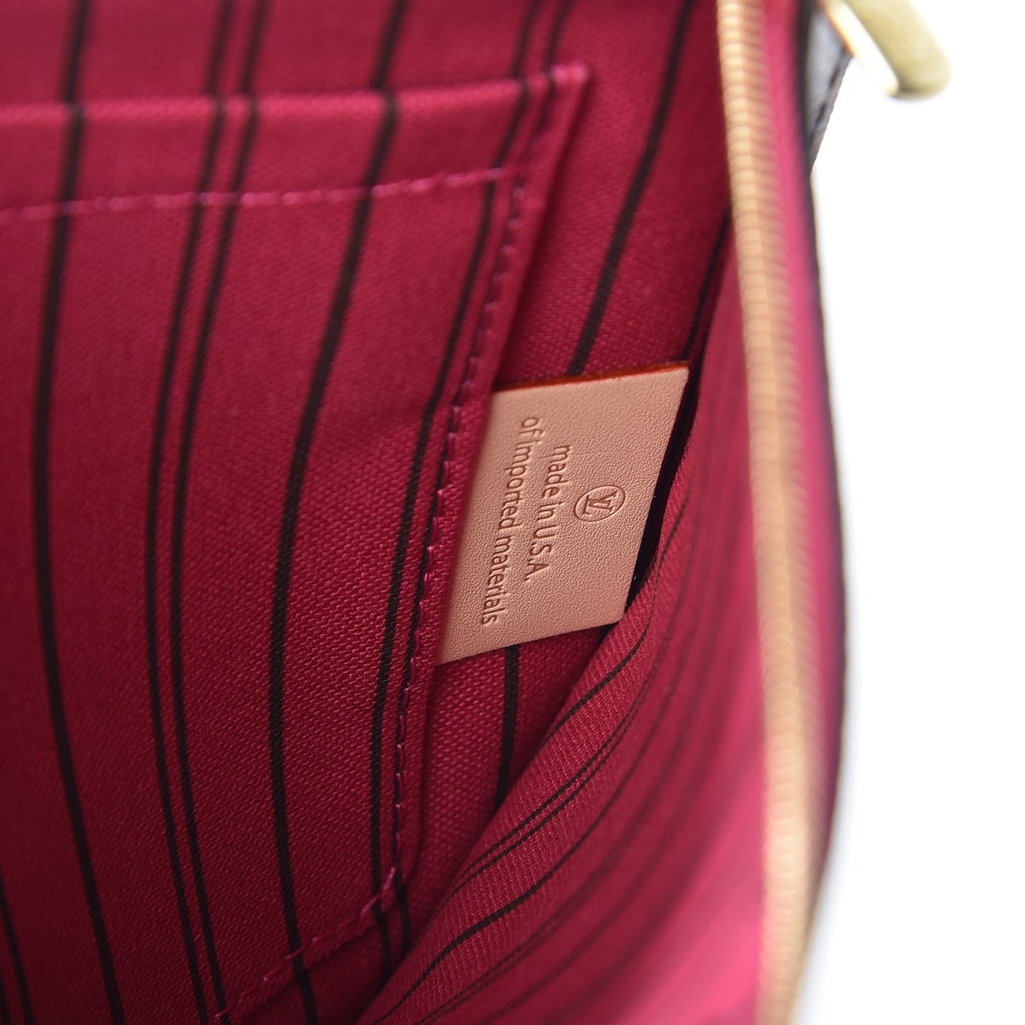 Monogram Neverfull MM GM Pochette Pivoine