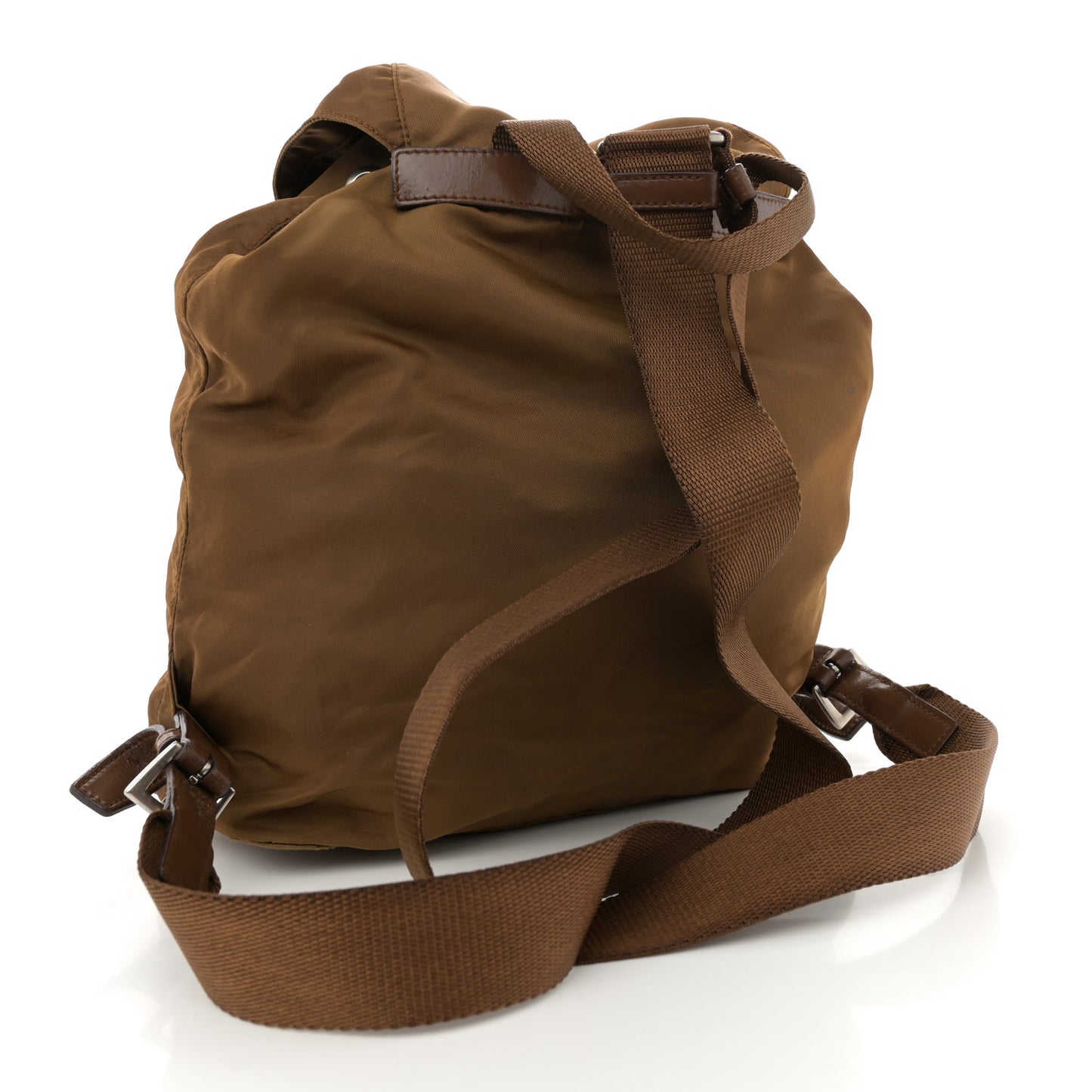 Nylon Vela Medium Cinch Backpack Sughero
