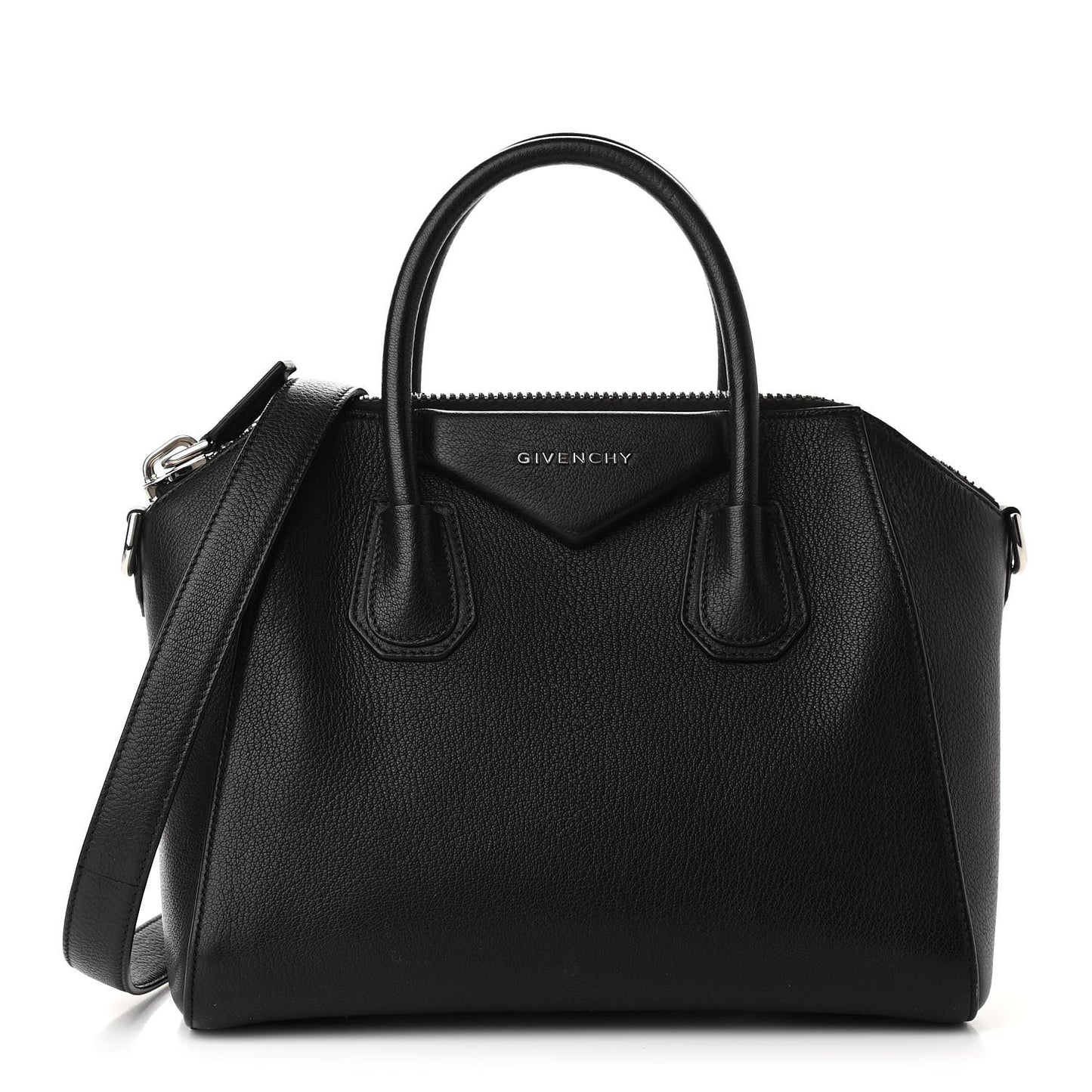 Sugar Goatskin Small Antigona Black