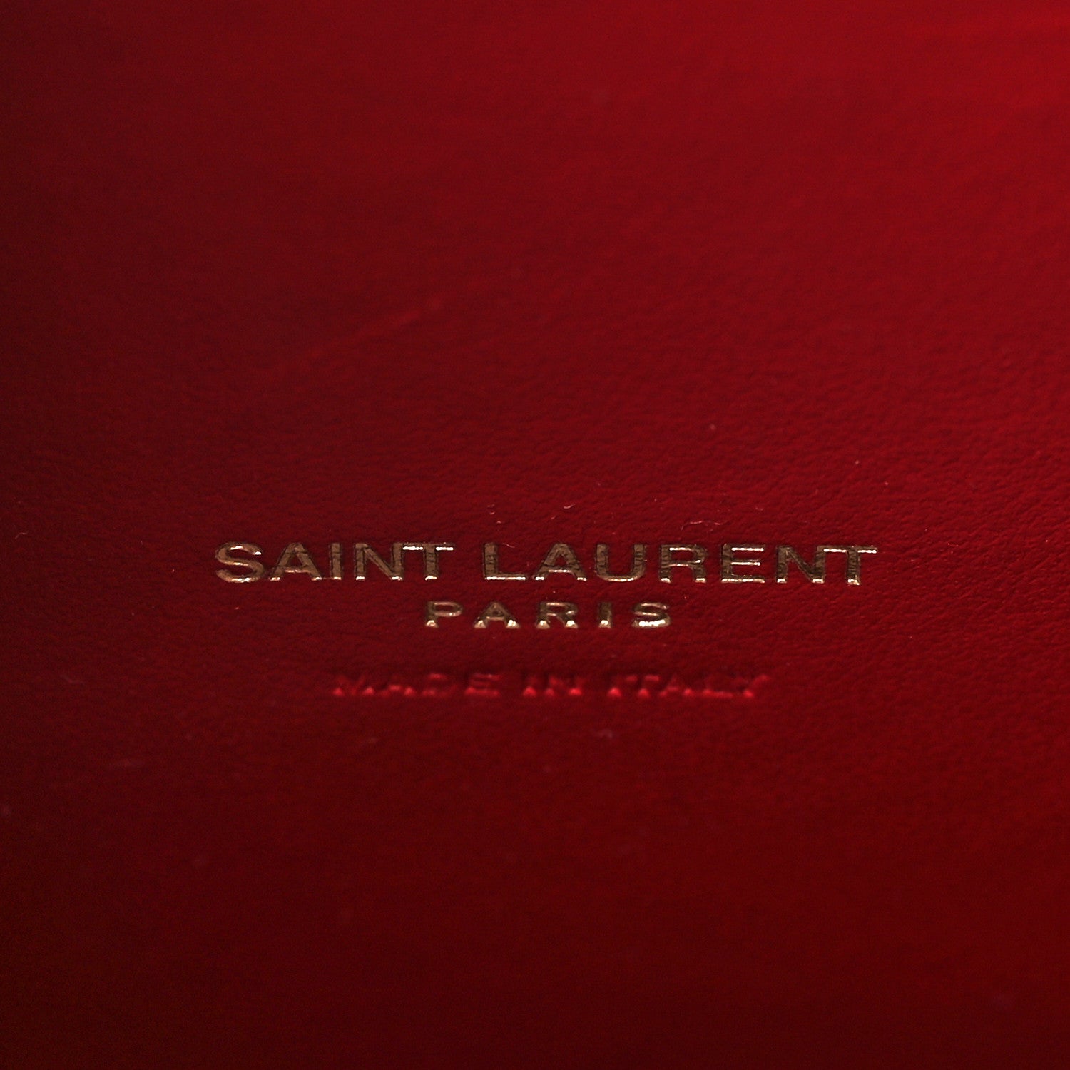 Saint Laurent Calfskin Crocodile Embossed Small Sac De Jour Eros Red 6 of 9