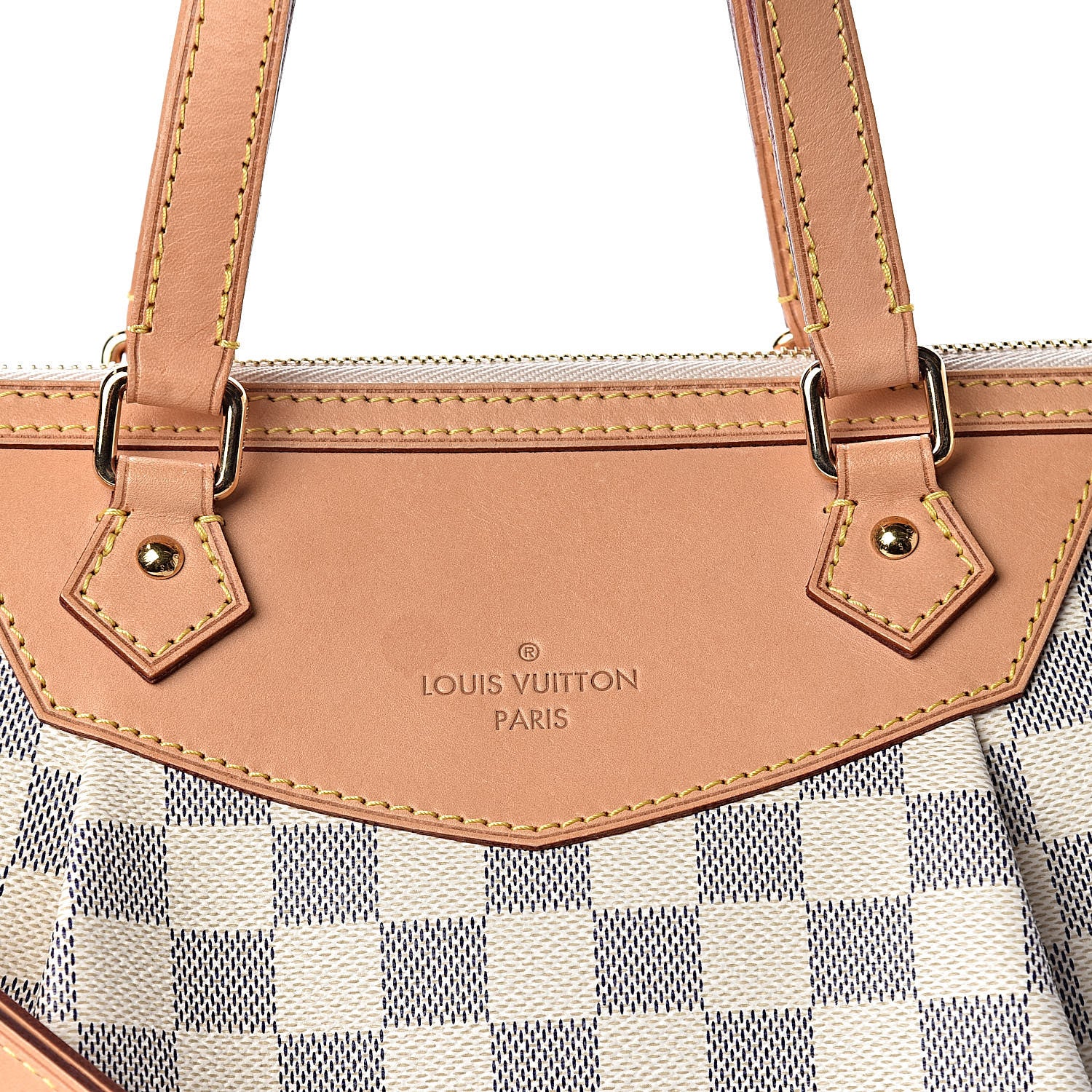 Louis Vuitton Damier Azur Siracusa GM 8 of 10