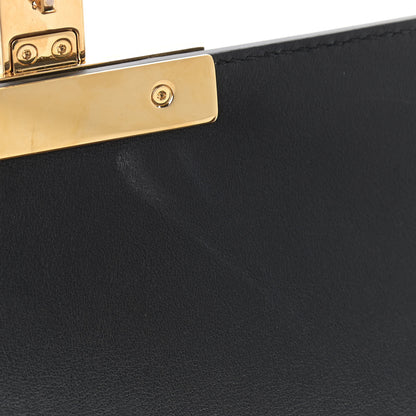 Gucci GG Supreme Monogram Small Padlock Bamboo Shoulder Bag Beige Black Cuir 11 of 11