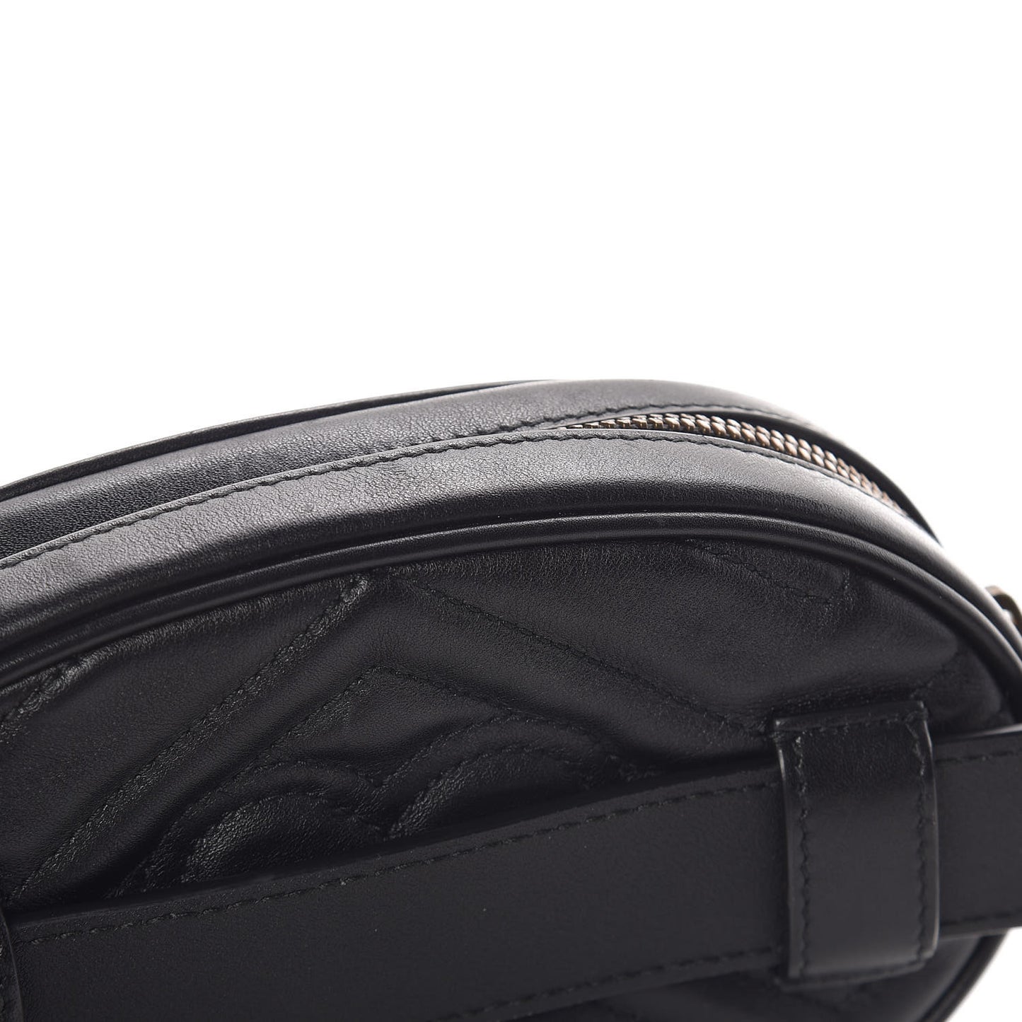 Calfskin Matelasse GG Marmont Belt Bag 85 34 Black