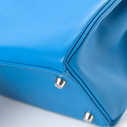 Hermes Evercolor Kelly Retourne 28 Bleu Hydra 10 of 16