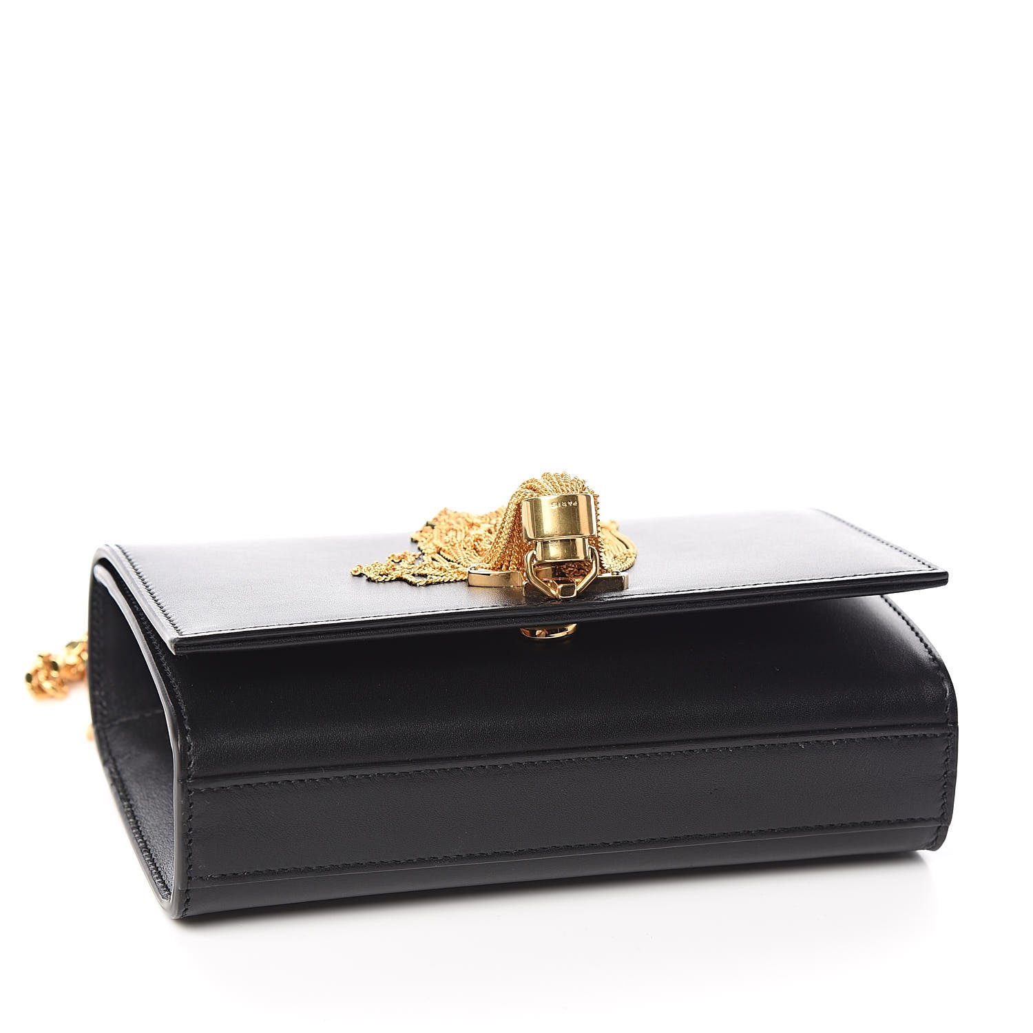 Saint Laurent Calfskin Small Classic Monogram Kate Tassel Satchel Black 4 of 9