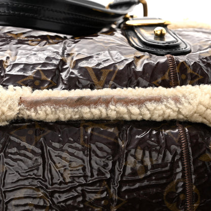 Louis Vuitton Patent Monogram Shearling Sac Thunder 13 of 13