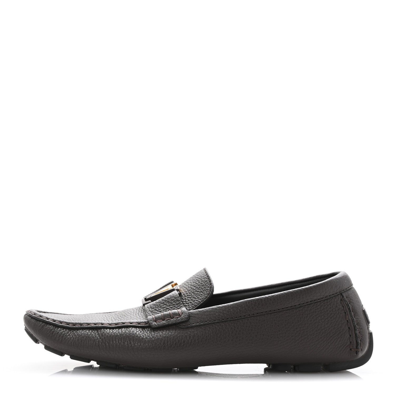 Louis Vuitton Taiga Mens Monte Carlo Car Shoe Moccasin Loafers 11.5 Brown 1 of 10