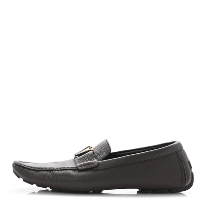 Louis Vuitton Taiga Mens Monte Carlo Car Shoe Moccasin Loafers 11.5 Brown 1 of 10