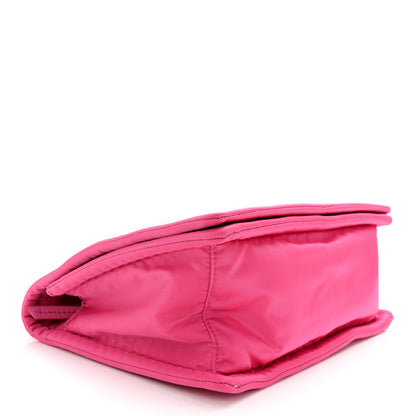 Prada Nylon Tessuto Chain Shoulder Bag Fuxia 4 of 9