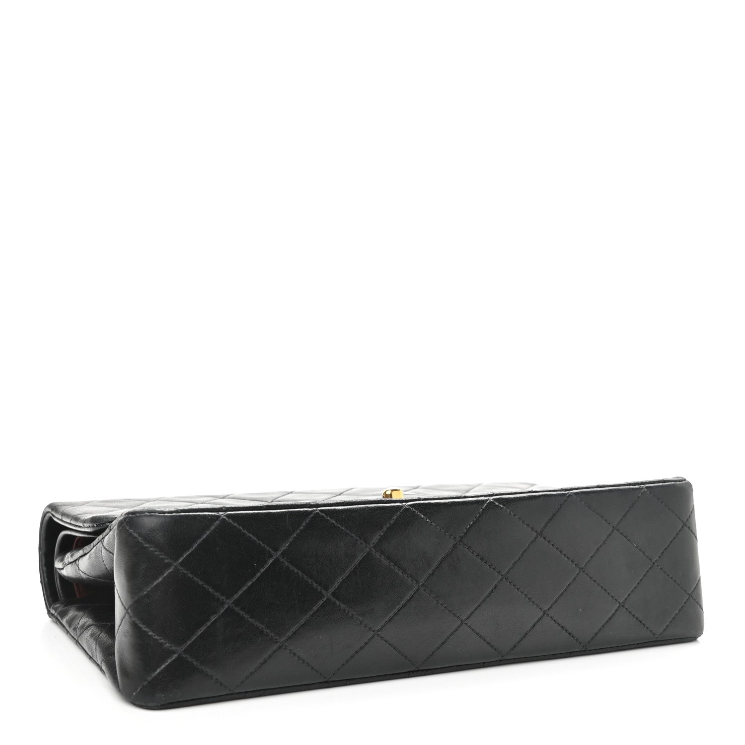 Chanel Lambskin Quilted Medium Double Flap Black 4 of 12