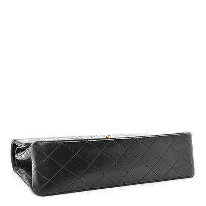 Chanel Lambskin Quilted Medium Double Flap Black 4 of 12