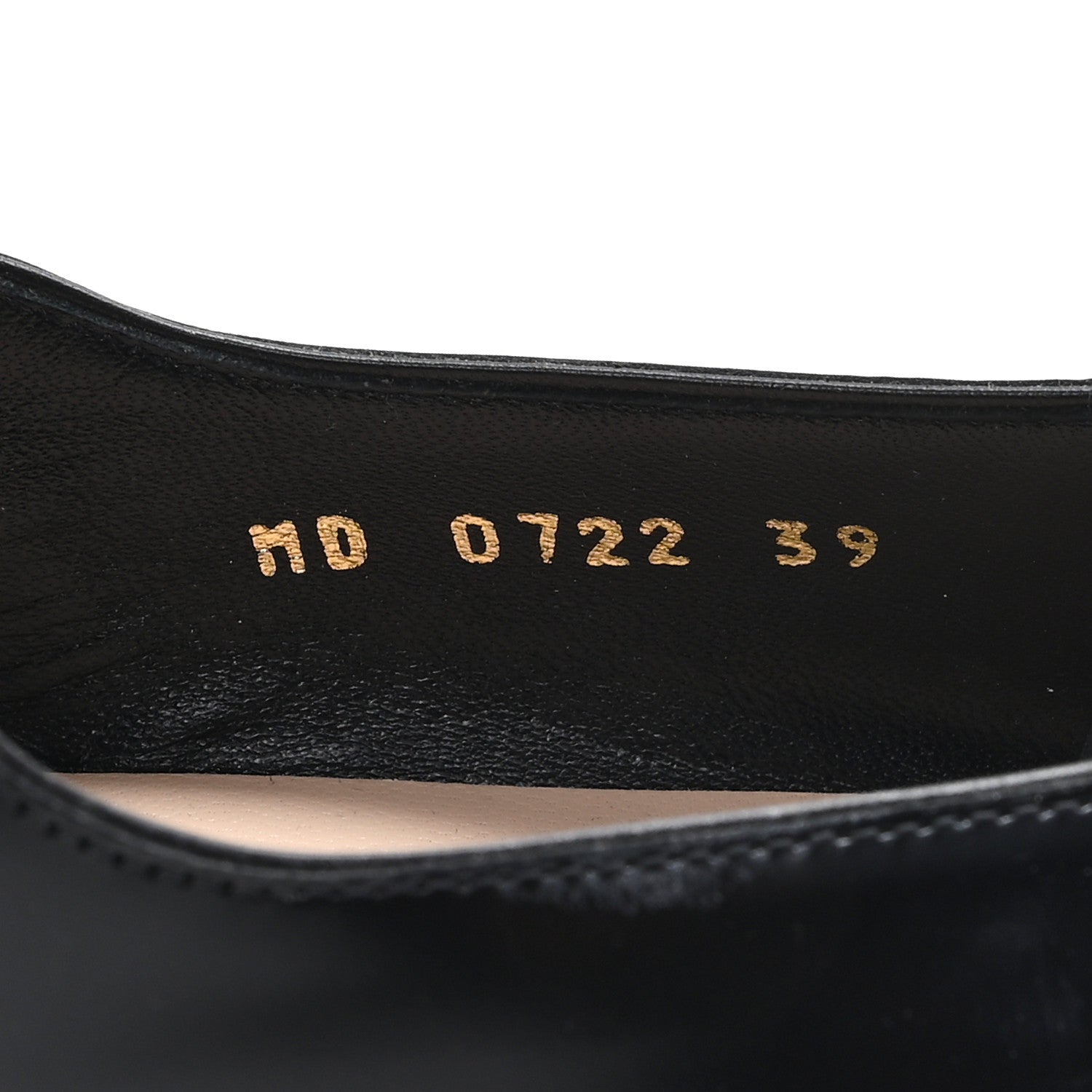 Christian Dior Brushed Calfskin Uniform 30mm Pumps 39 Black 9 of 9