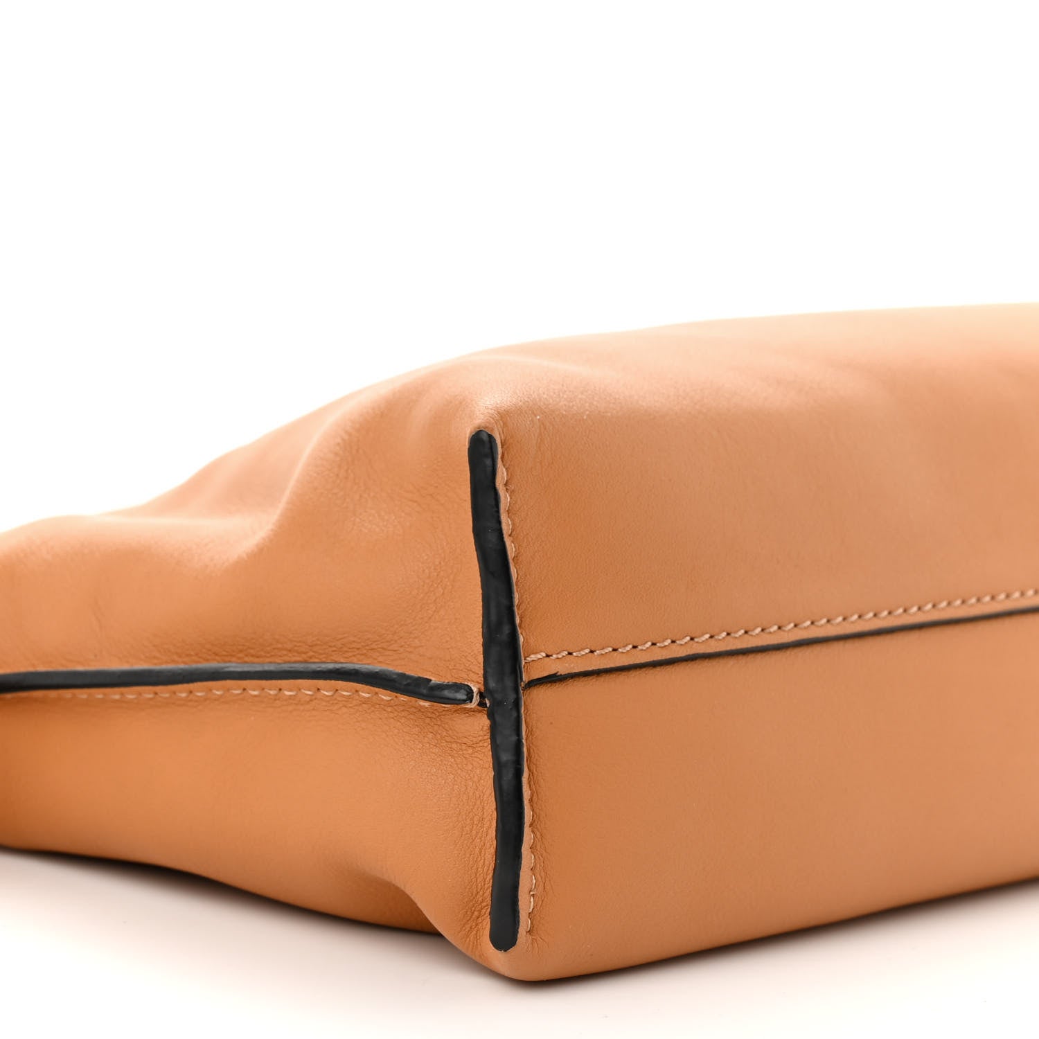 Loewe Calfskin Mini Flamenco Knot Clutch Warm Desert 8 of 9