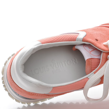 Louis Vuitton Nubuck Suede Run Away Sneakers 38.5 Pink 7 of 8