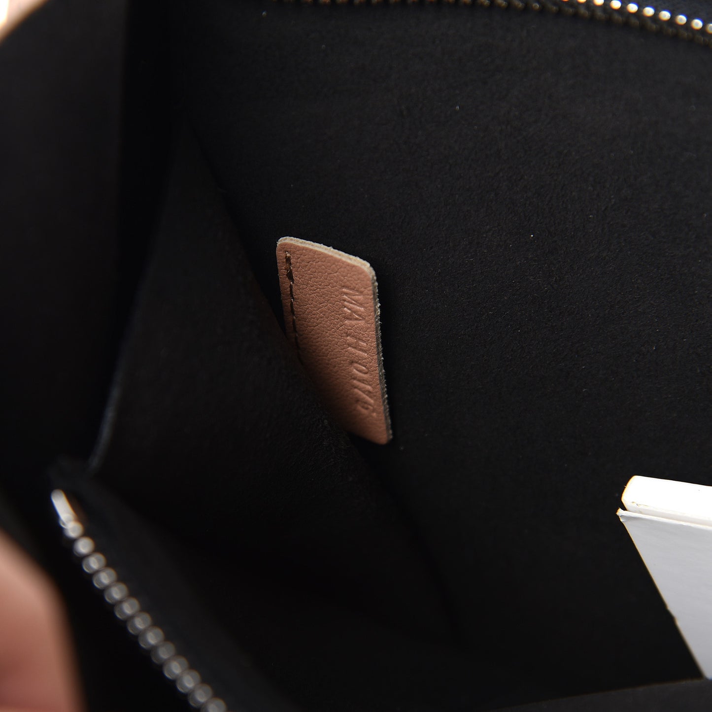 Grained Calfskin Small Bi-Color Shark Lock Satchel Old Pink Black