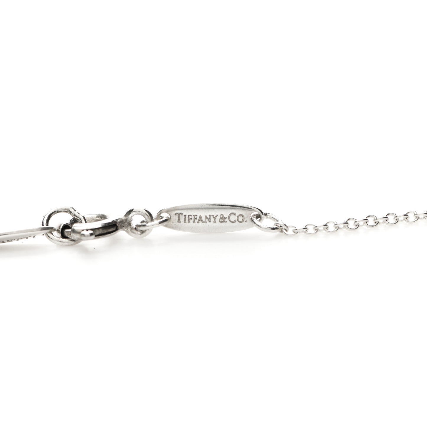 Sterling Silver 18K Rose Gold Elsa Peretti Extra Mini Double Open Heart Pendant Necklace