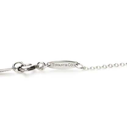 Tiffany Sterling Silver 18K Rose Gold Elsa Peretti Extra Mini Double Open Heart Pendant Necklace 7 of 8