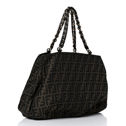 Fendi Zucca Mia Tote Tobacco 3 of 18