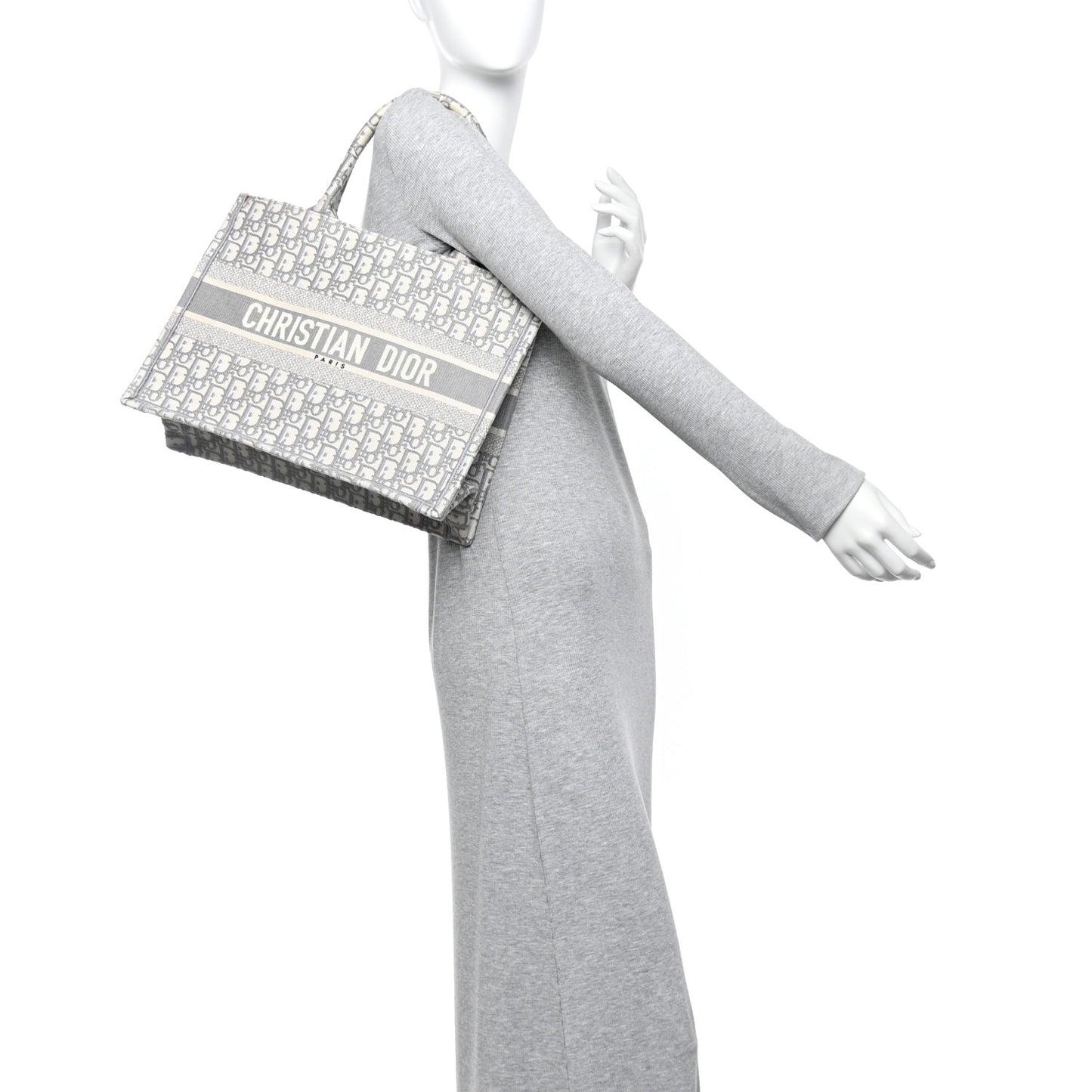 Oblique Medium Book Tote Grey