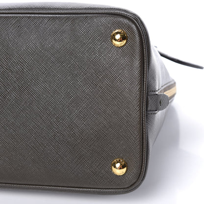 Prada Saffiano Lux Large Promenade Tote Militare 6 of 10