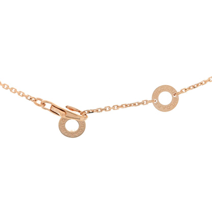 Bulgari 18K Rose Gold Diamond Large Mother of Pearl Divas' Dream Pendant Necklace 3 of 4
