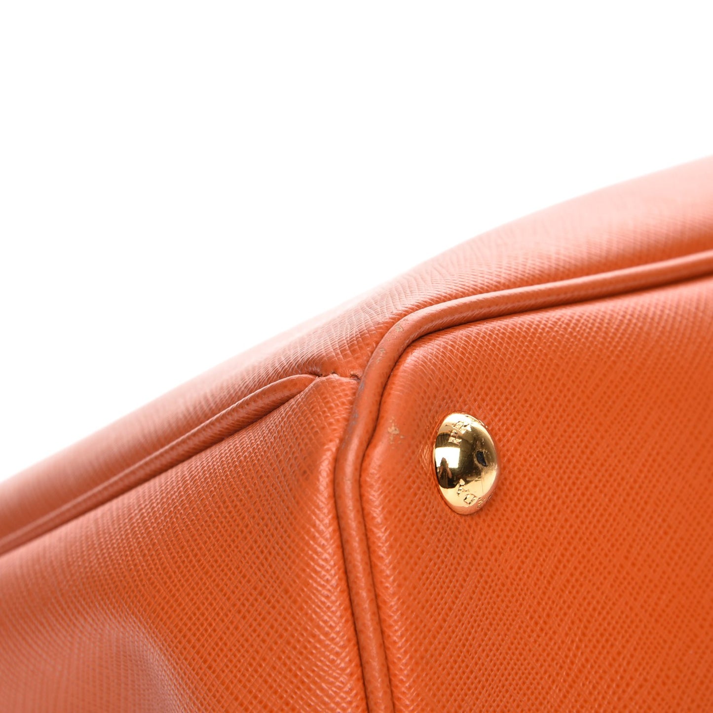 Saffiano Lux Large Tote Papaya