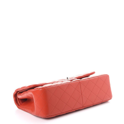 Chanel Lambskin Quilted Jumbo Double Flap Red 4 of 10