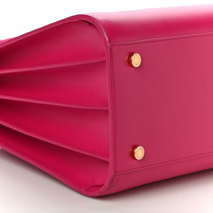 Saint Laurent Calfskin Small Sac De Jour Lipstick Fuchsia 9 of 14