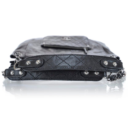 Chanel Glazed Caviar Pocket In The City Tote Brown 5 of 10