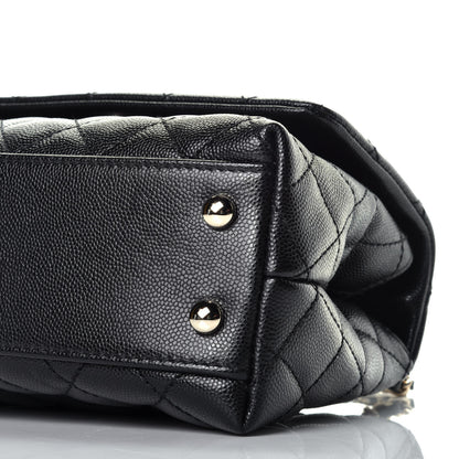 Chanel Caviar Quilted Mini Coco Handle Flap Black 9 of 10