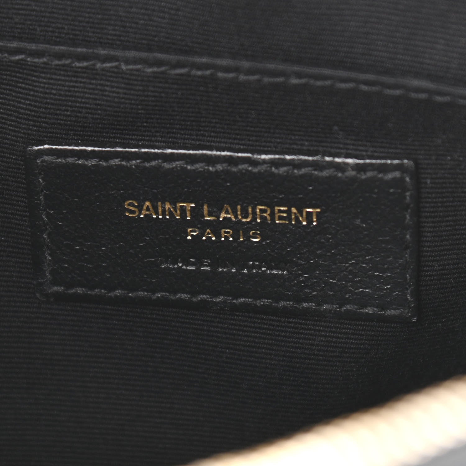 Saint Laurent Calfskin Matelasse Monogram Lou Camera Bag Black 6 of 12