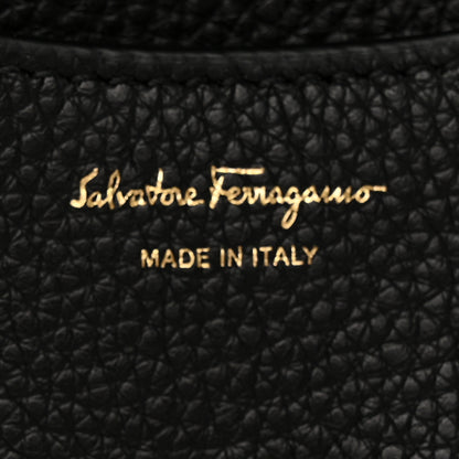Salvatore Ferragamo Calfskin City Wallet On Chain Black 6 of 13