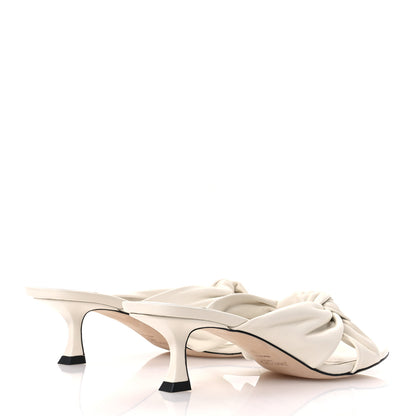 Jimmy Choo Nappa Avenue 50 Mules 37 Latte 5 of 7