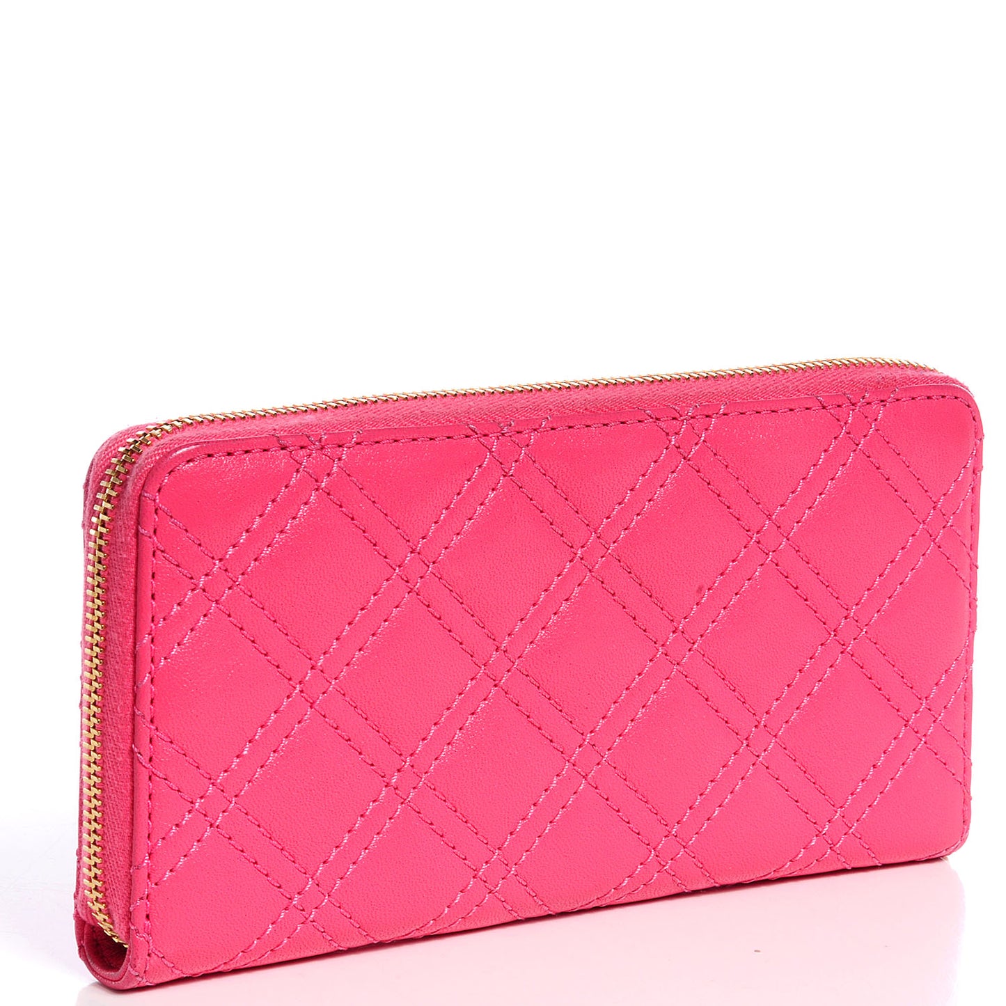 Lambskin Quilted The Deluxe Zip Wallet Bubble