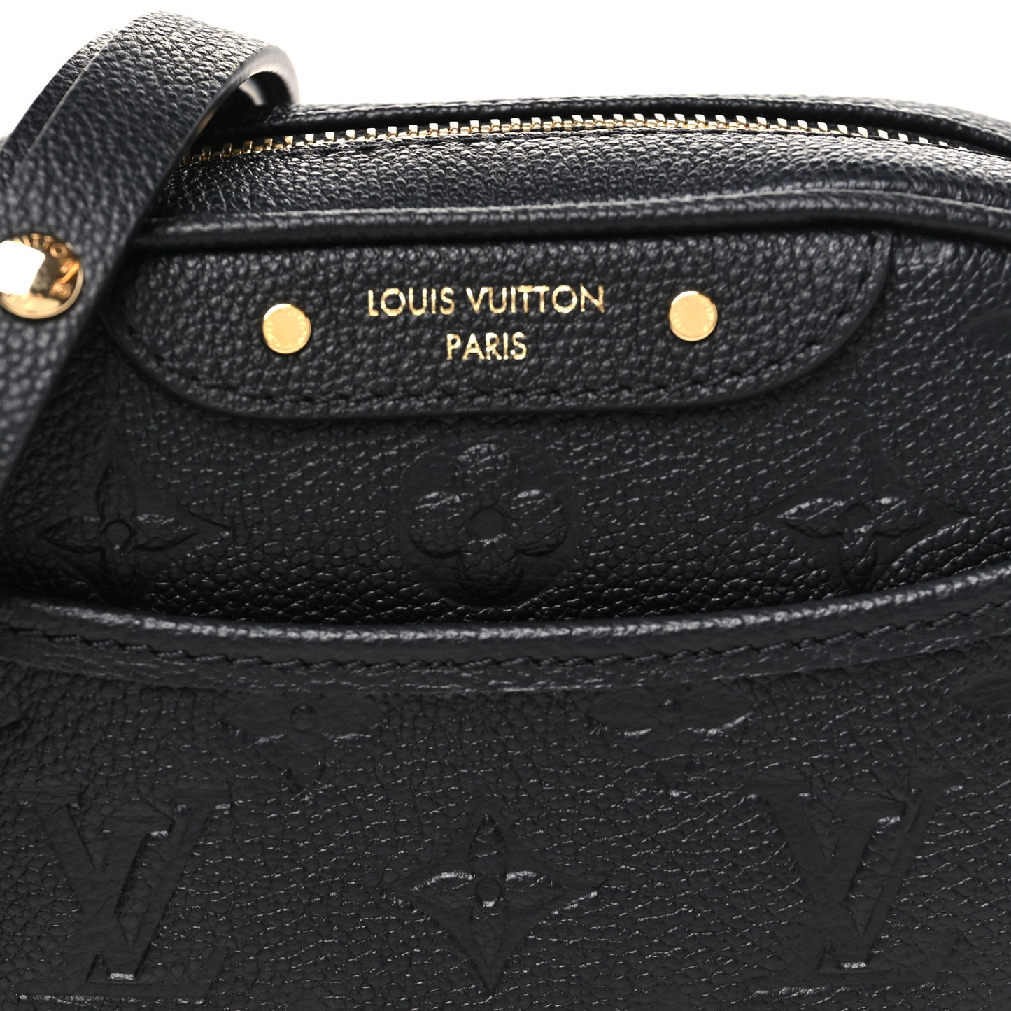 Empreinte Monogram Tiny Camera Bag Black
