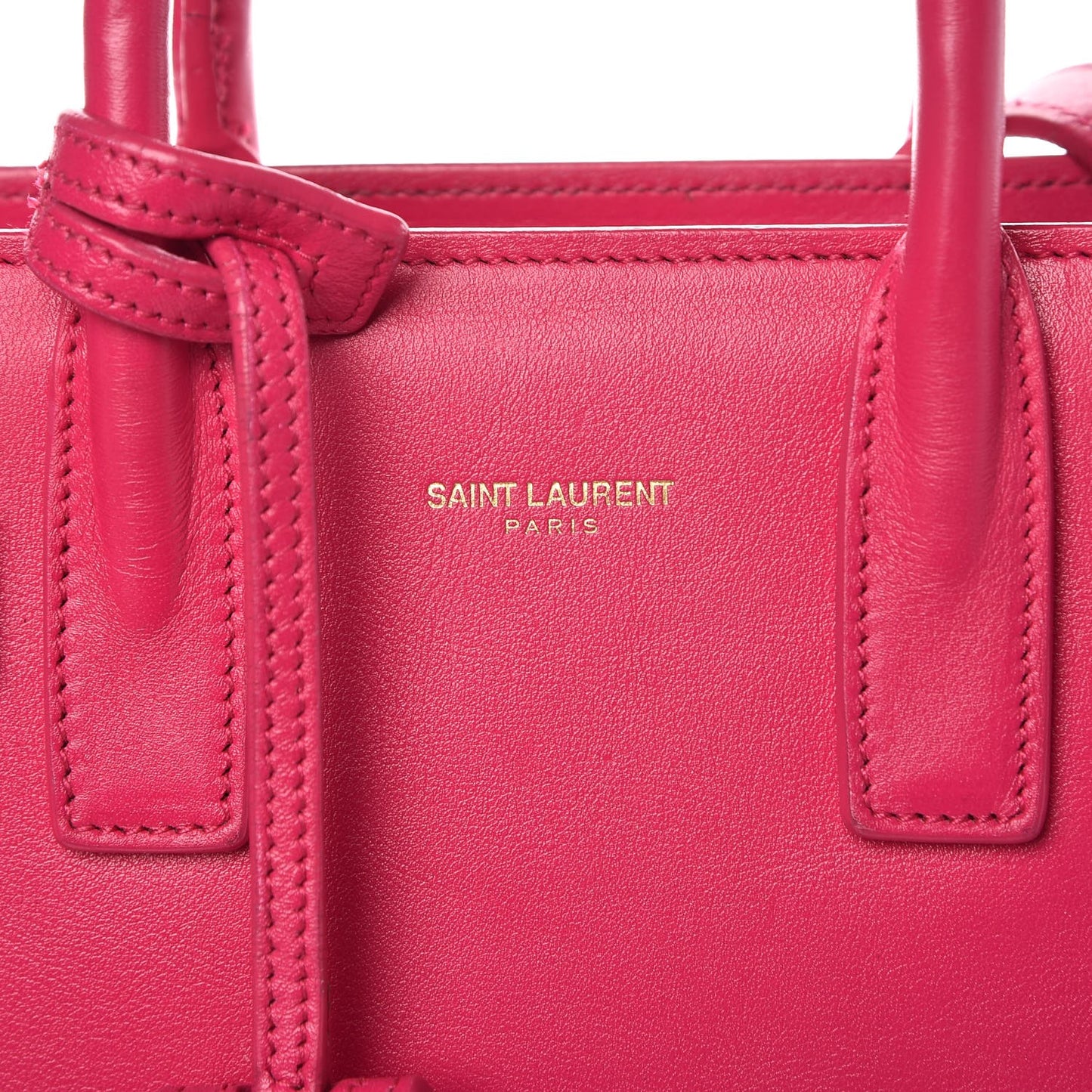 Calfskin Nano Sac De Jour Lipstick Fuchsia