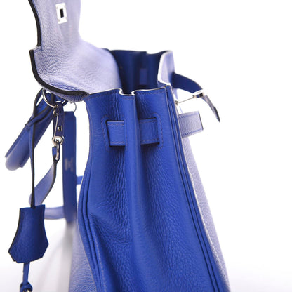Hermes Taurillon Clemence Kelly Retourne 32 Bleu Electrique 11 of 42