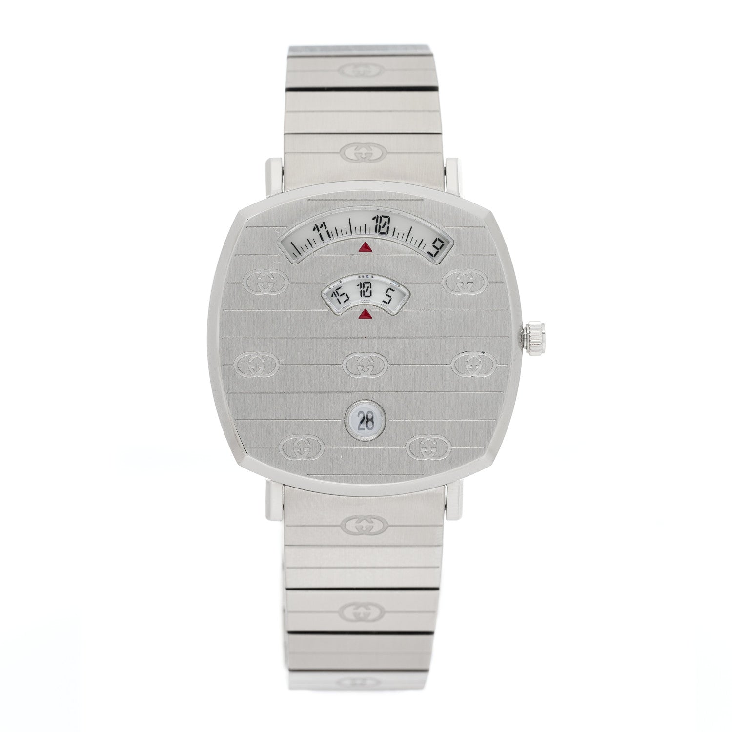 Gucci Stainless Steel 35mm Grip Quartz Watch 1 of 5