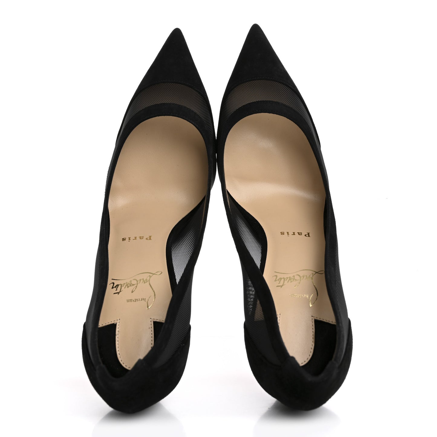 Veau Velours Rete Galativi 100 Pumps 40 Black