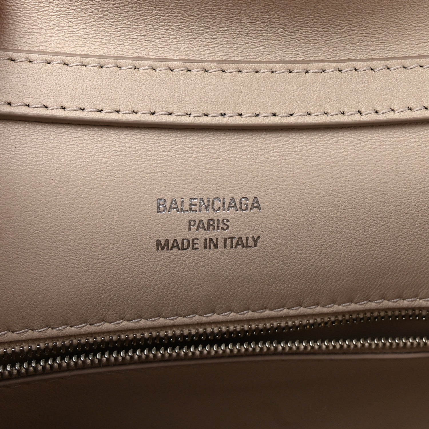 Balenciaga Natural Smooth Calfskin Small Rodeo Top Handle Handbag Almond 6 of 9
