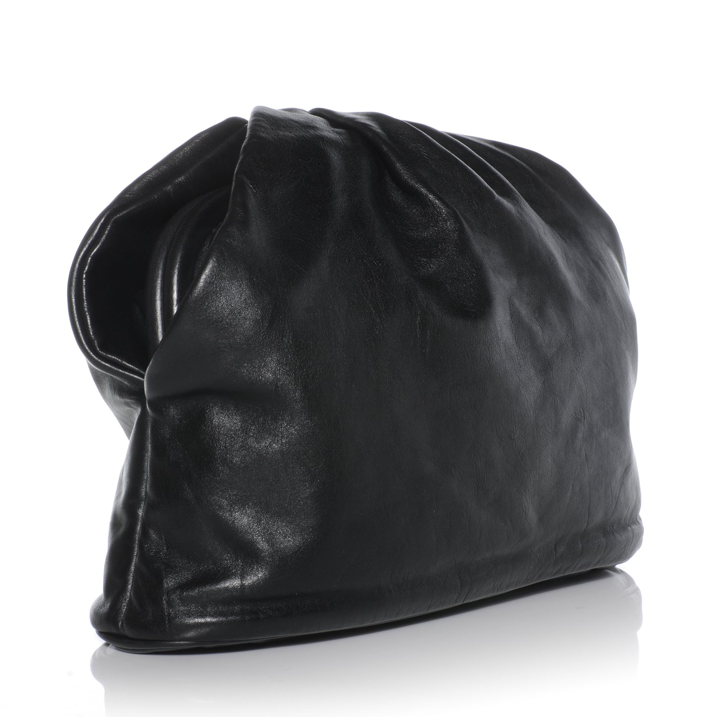 Lambskin Mini Rock and Chain Hobo Black