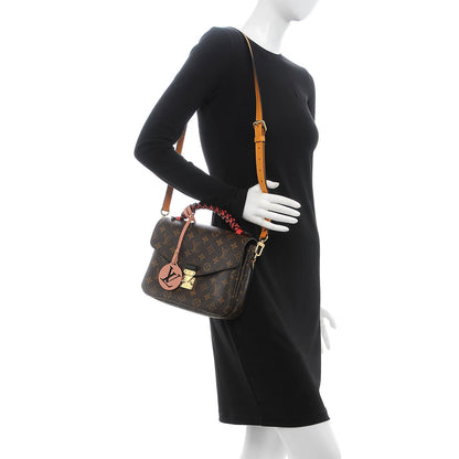 Louis Vuitton Monogram Braided Pochette Metis Coquelicot 2 of 7