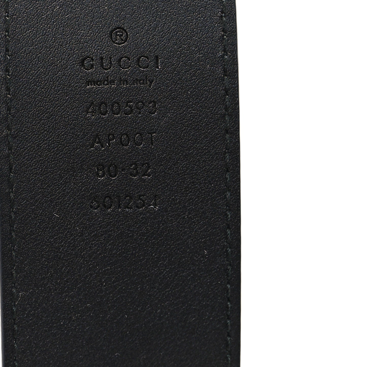 Calfskin Double G 40mm Belt 80 32 Black