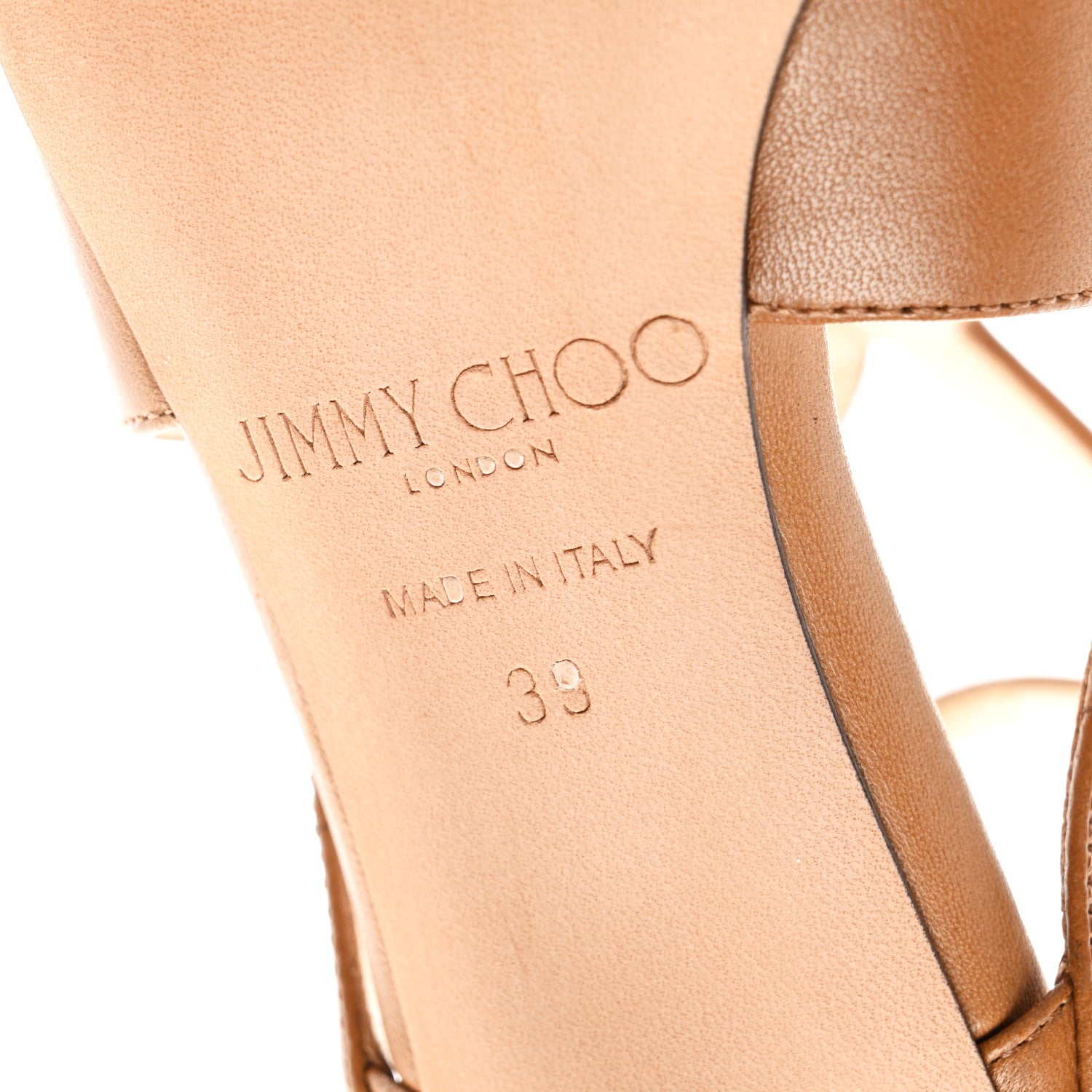 Jimmy Choo Nappa Leslie 85 Sandals 39 Canyon 6 of 8