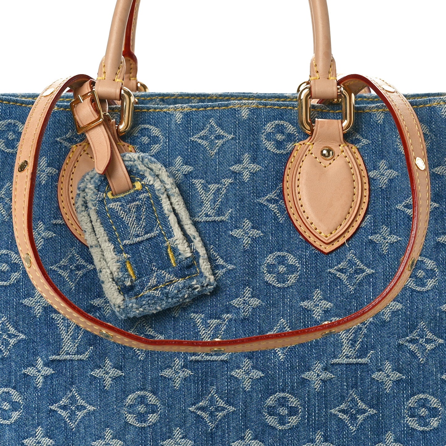 Monogram Denim Onthego MM Blue