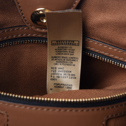 Burberry Horseferry Check Small Canterbury Tote Honey 7 of 10