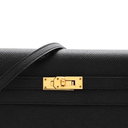 Hermes Epsom Kelly Wallet To Go Black 8 of 15