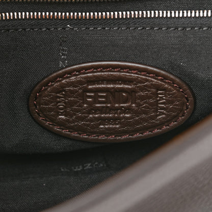 Fendi Calfskin Romano Selleria Belt Baguette Bag Ebano 6 of 11