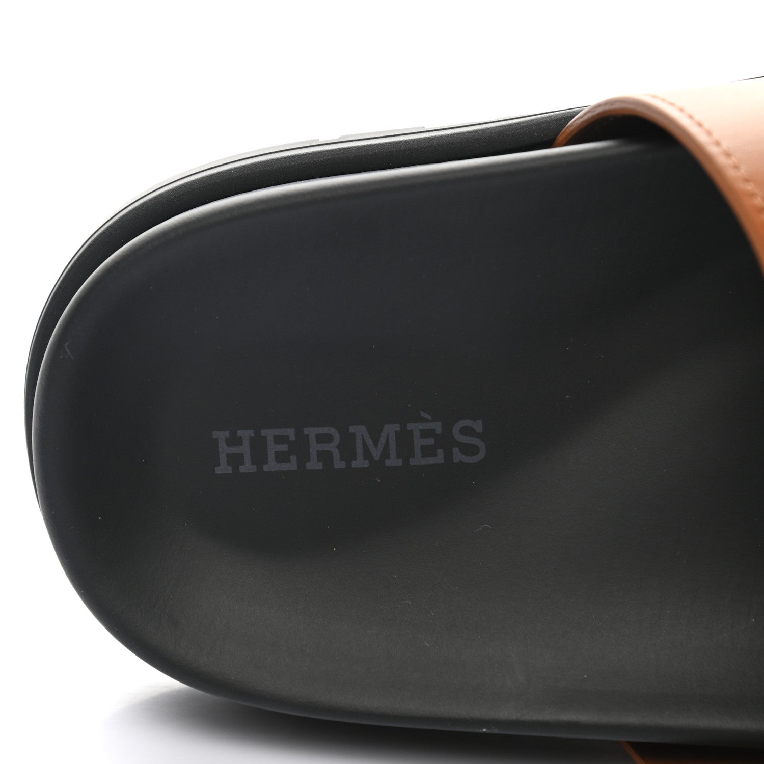 Hermes Calfskin Womens Chypre Sandals 35 Gold 7 of 10
